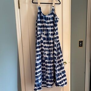 NWT Banana Republic Cotton Poplin Maxi Dress